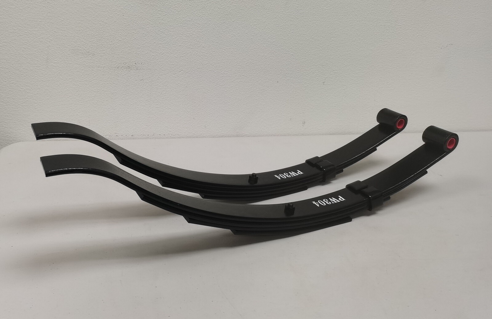 (2)Utility Trailer Slipper Leaf Spring 4 Leaf 2*2000 LBS 1Pair 24.5″