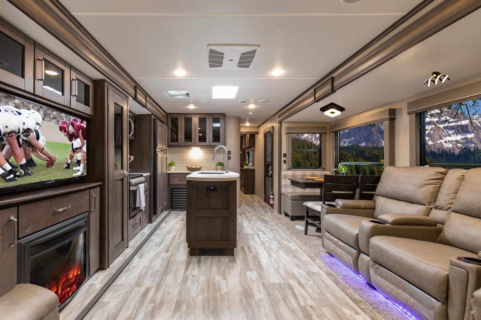 12V LED RV Ceiling Light Fixture Switch Wall Reading Lamp 4W 3000K/4000K