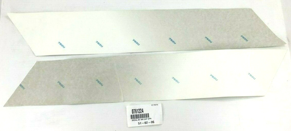 2 Pack Jayco 0761224 Replacement Dc Rear Upper Cap Decals 51-02-06 RV, Camper