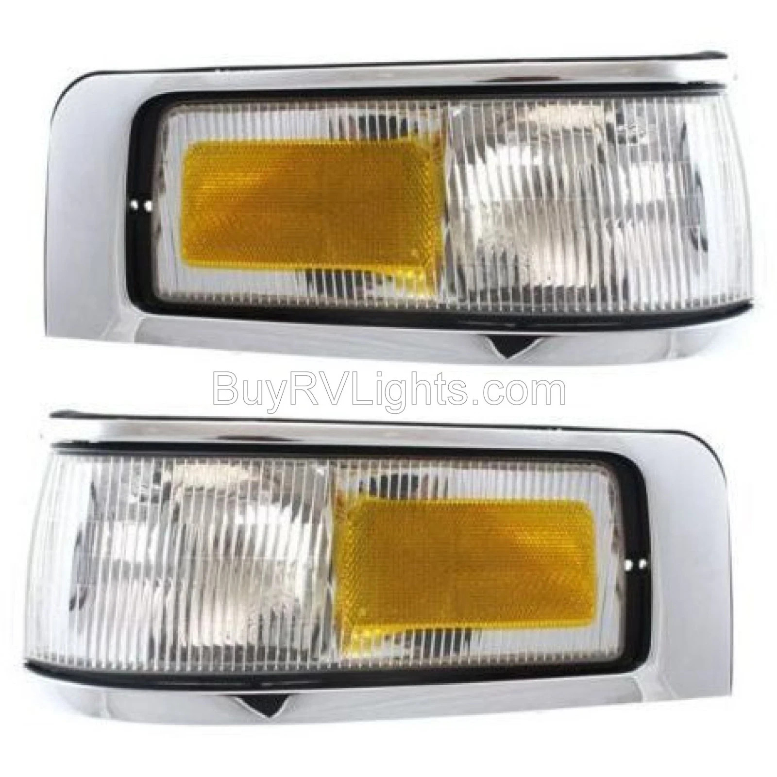 REXHALL AERBUS 2000 2001 2002 2003 PAIR TURN SIGNAL LAMPS CORNER LIGHTS RV