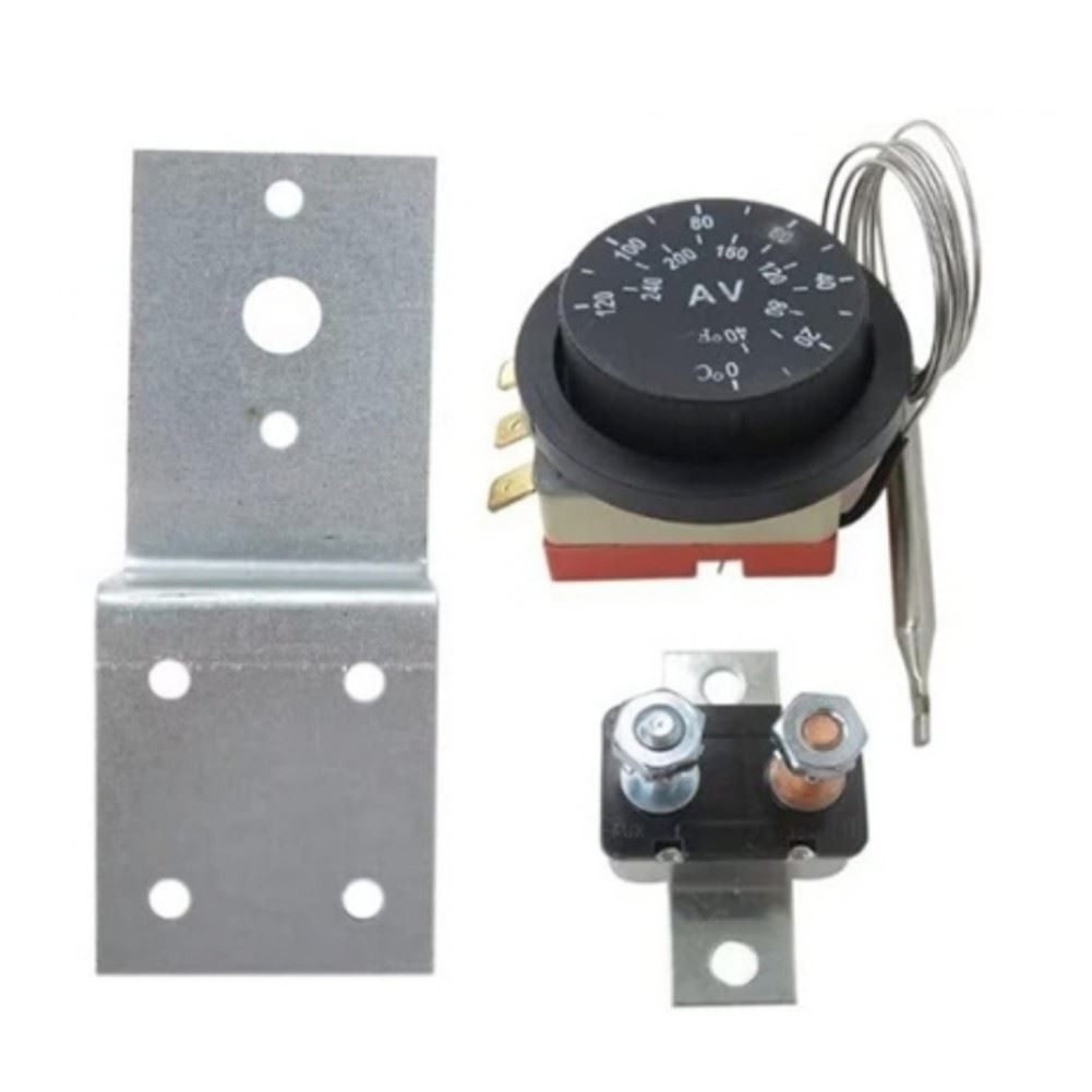 32-248℉ Dial Adjustable Electric Radiator Cooling Fan Thermostat Water