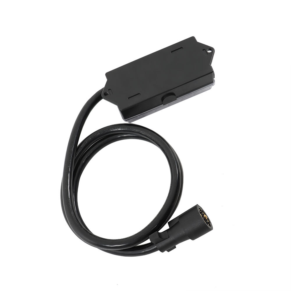 RV Trailer 6Feet 7 Way Trailer Cable with 7 Pin Plug and 7 Gang Junction Box
