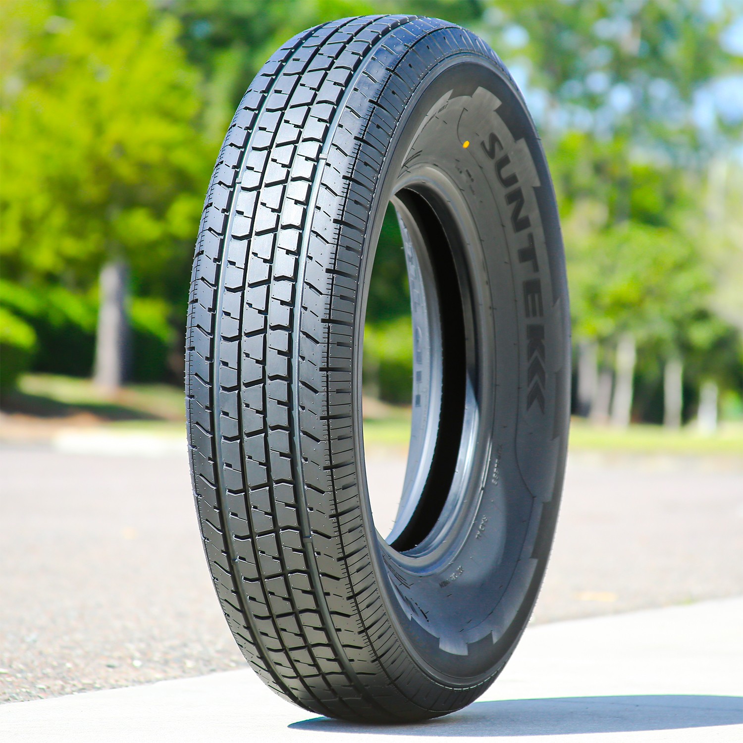8 Tires ST 235/80R16 126/122M F 12 Ply Suntek HD Trail 2 Semi-Steel Trailer