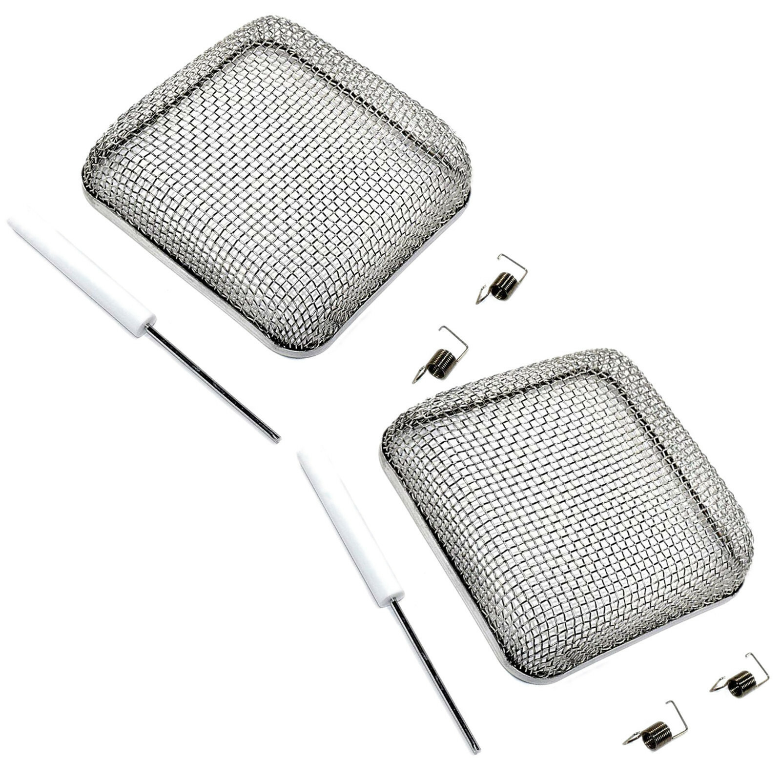 2-Pack HQRP 4.5″ x 4.5″ RV Furnace Water Heater Battery Vent Cover Rodent Screen
