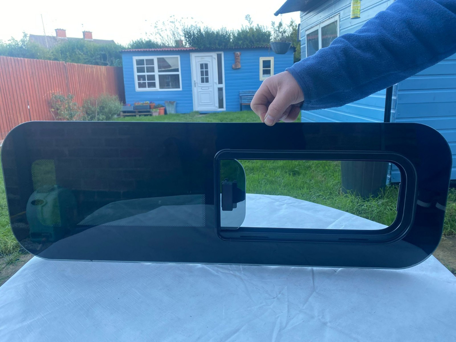 2PCS Camper Van RV Sliding Opening Windows Waterproof Caravans-L+R 800*270MM