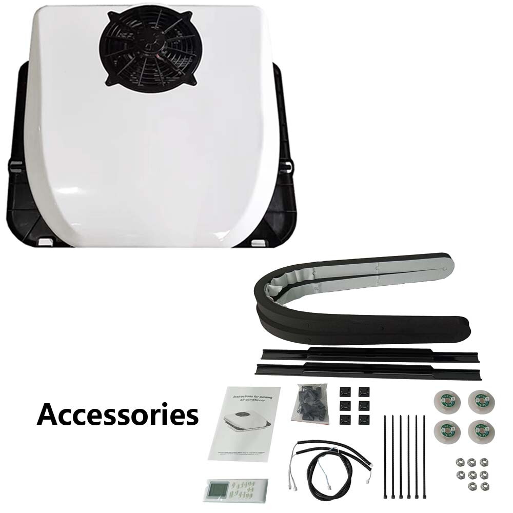 New For RV Trailer Truck 13500BTU Super Thin Air Conditioner 12V Rooftop AC Unit