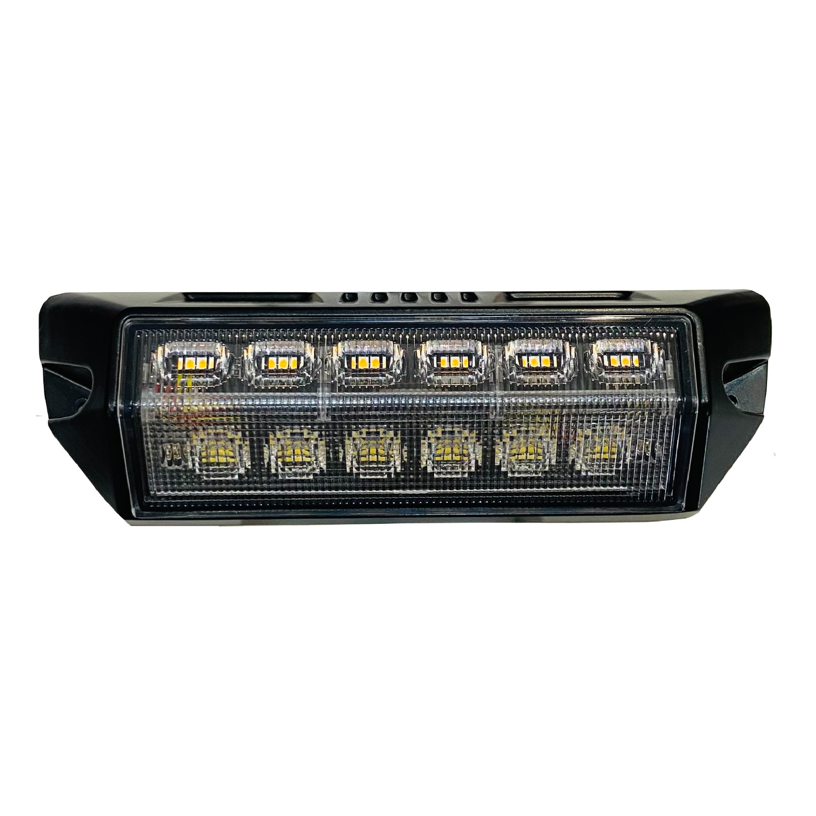 X2 White LED Scene Light Amber Strobe Warning Bright Awning Work Van Lamp 12/24v