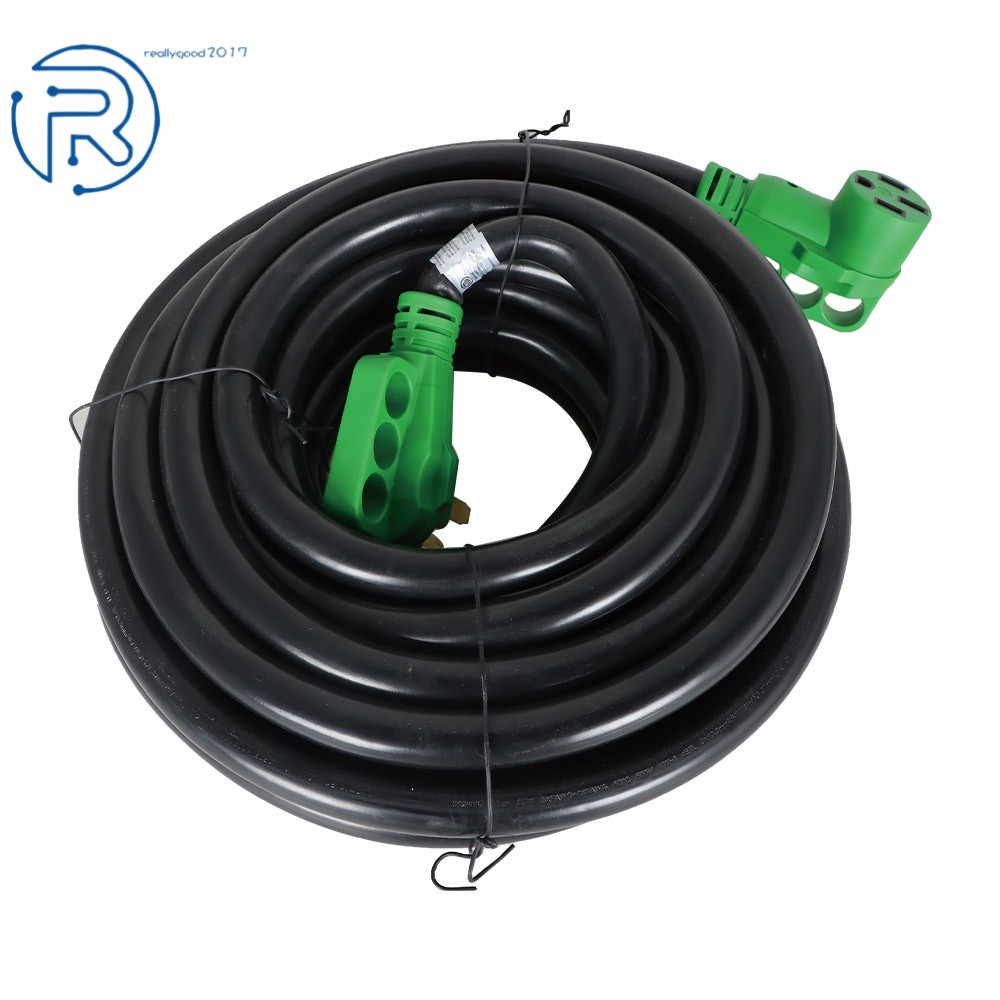 NEMA 14-50P/R 15FT-50FT 50 Amp RV Extension Cord Power Trailer Motorhome Camper