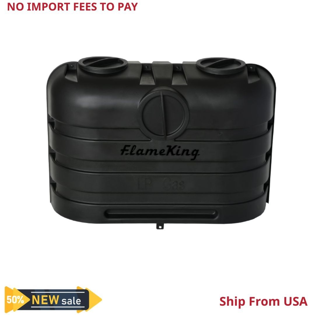 Heavy Duty Dual 20 Lb LP Propane Tank Plastic Cover For RV,Travel Trailer,Camper