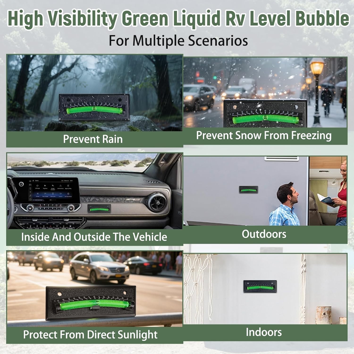 Rv Bubble Level Camper 2 Pack For Trailer Leveling Bubble,High…