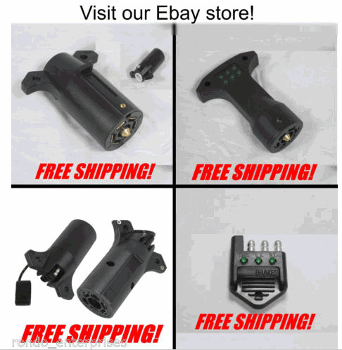 Trailer Side Load Break Away kit BATTERY INCLUDED! with LED, Charger and switch