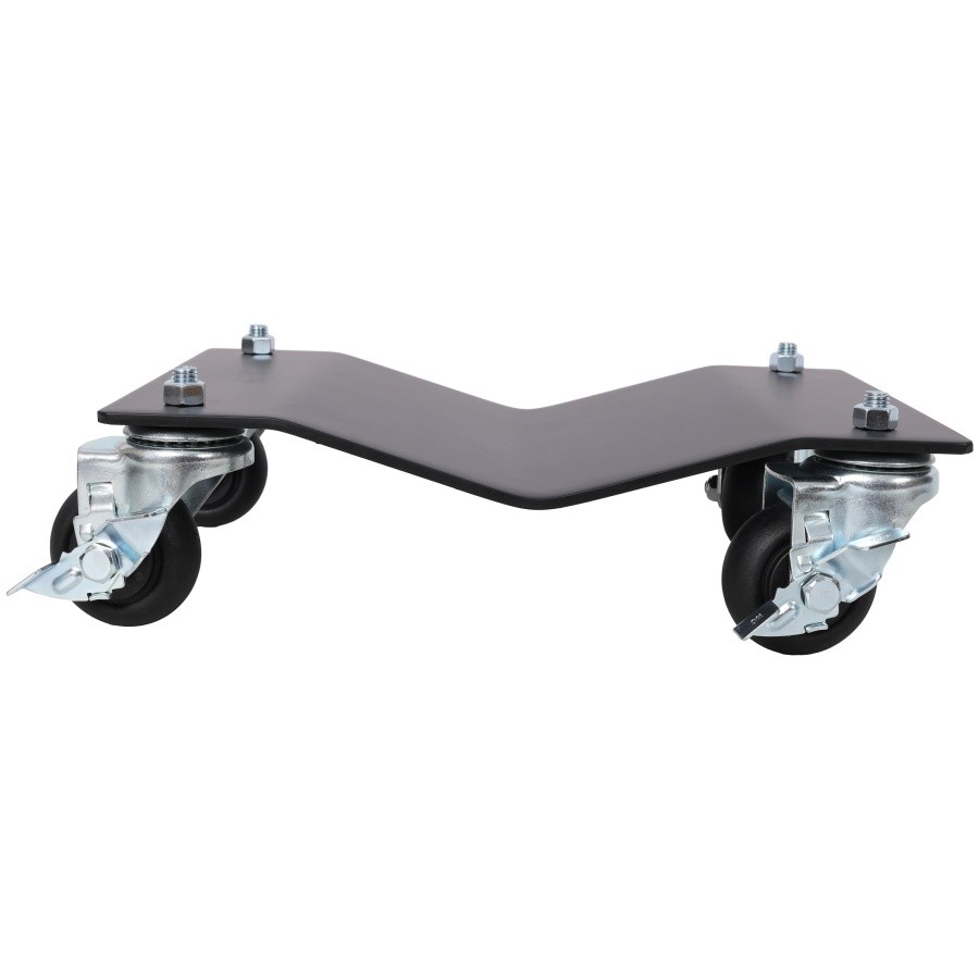 2x 2500lbs Professional Vehicle Dollies, Wheel Dolly Steel Tire Skates
