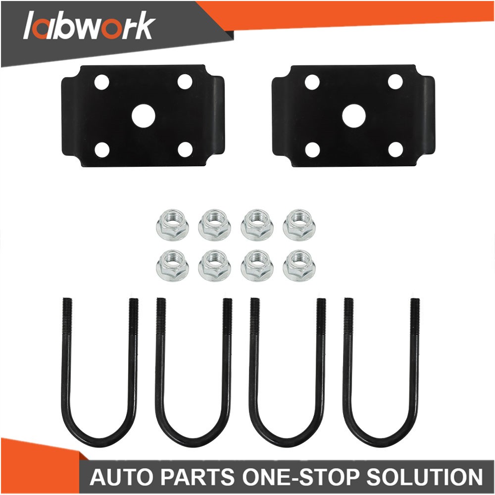 Labwork 3500 lbs Axle Complete 5 lug w/U Bolt Kit For Boat Trailer Cargo RV Axle