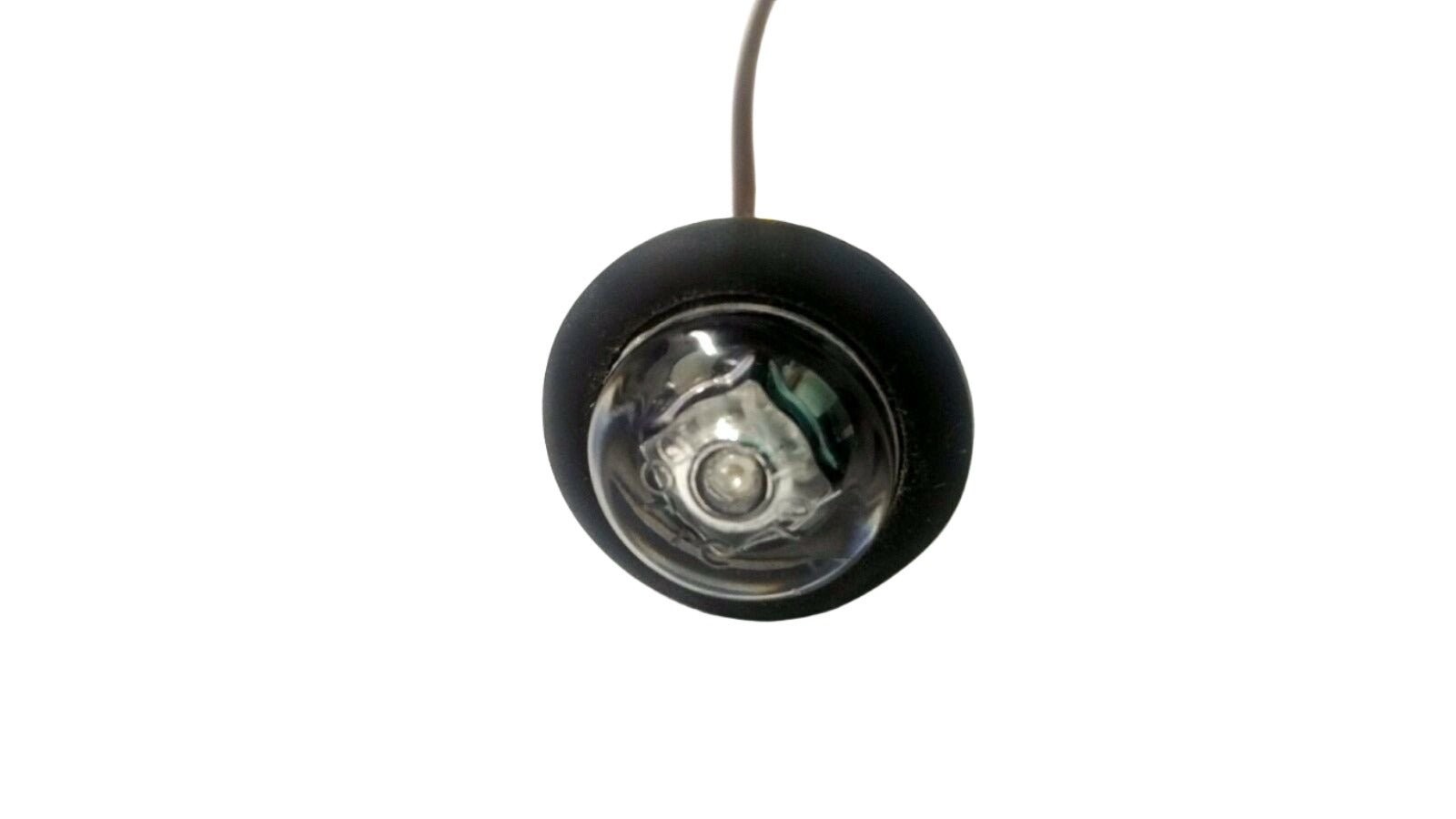 3/4″ Amber Clear LED Clearance Marker Light Truck Trailer PC Rated Sidemarker