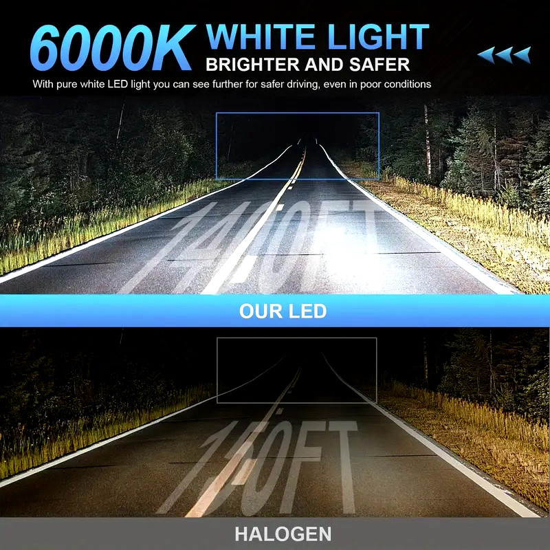 REXHALL VISION 2000 2001 MOTORHOME RV LED HEADLIGHT HEAD LAMP BULBS S2
