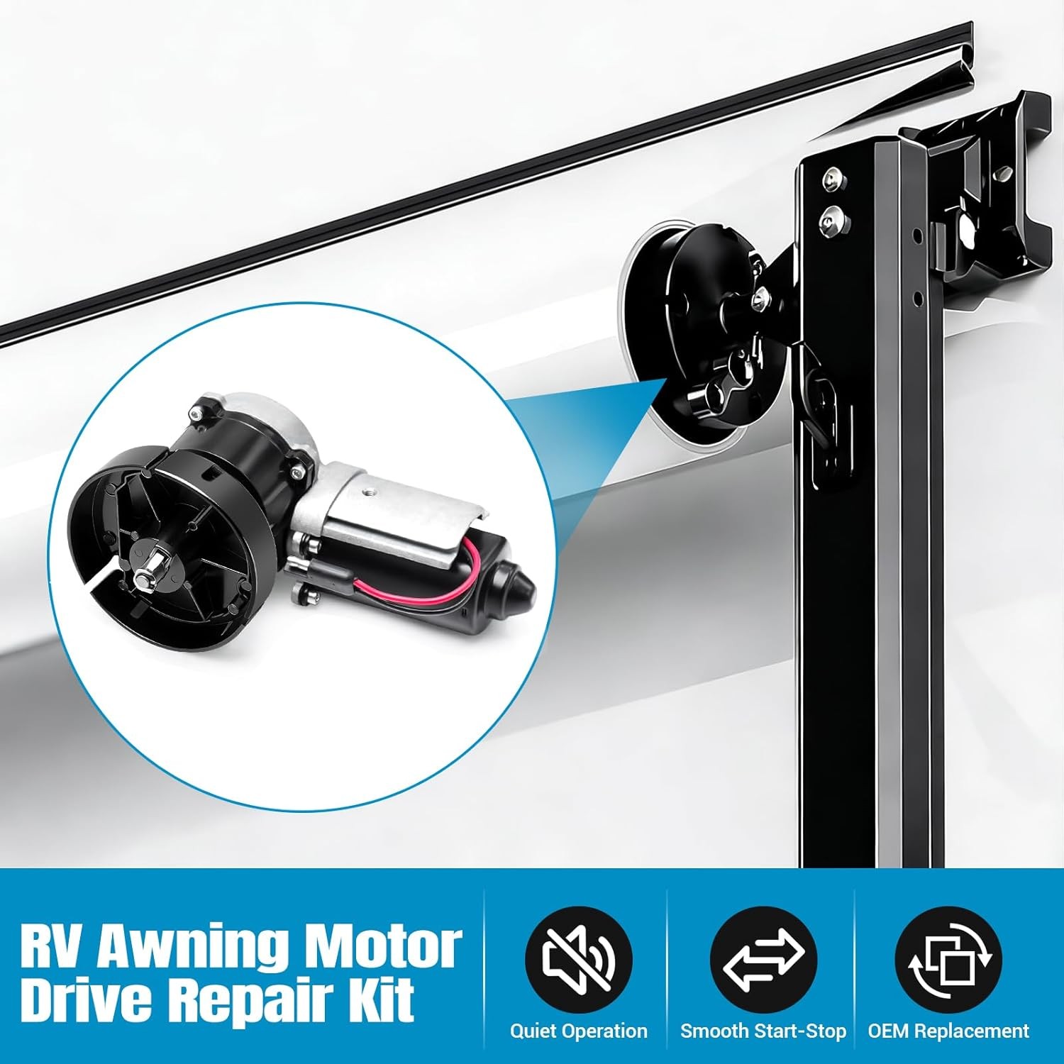 3317084.000U RV Awning Motor Drive Repair Kit for Dometic 9200 Series Awnings