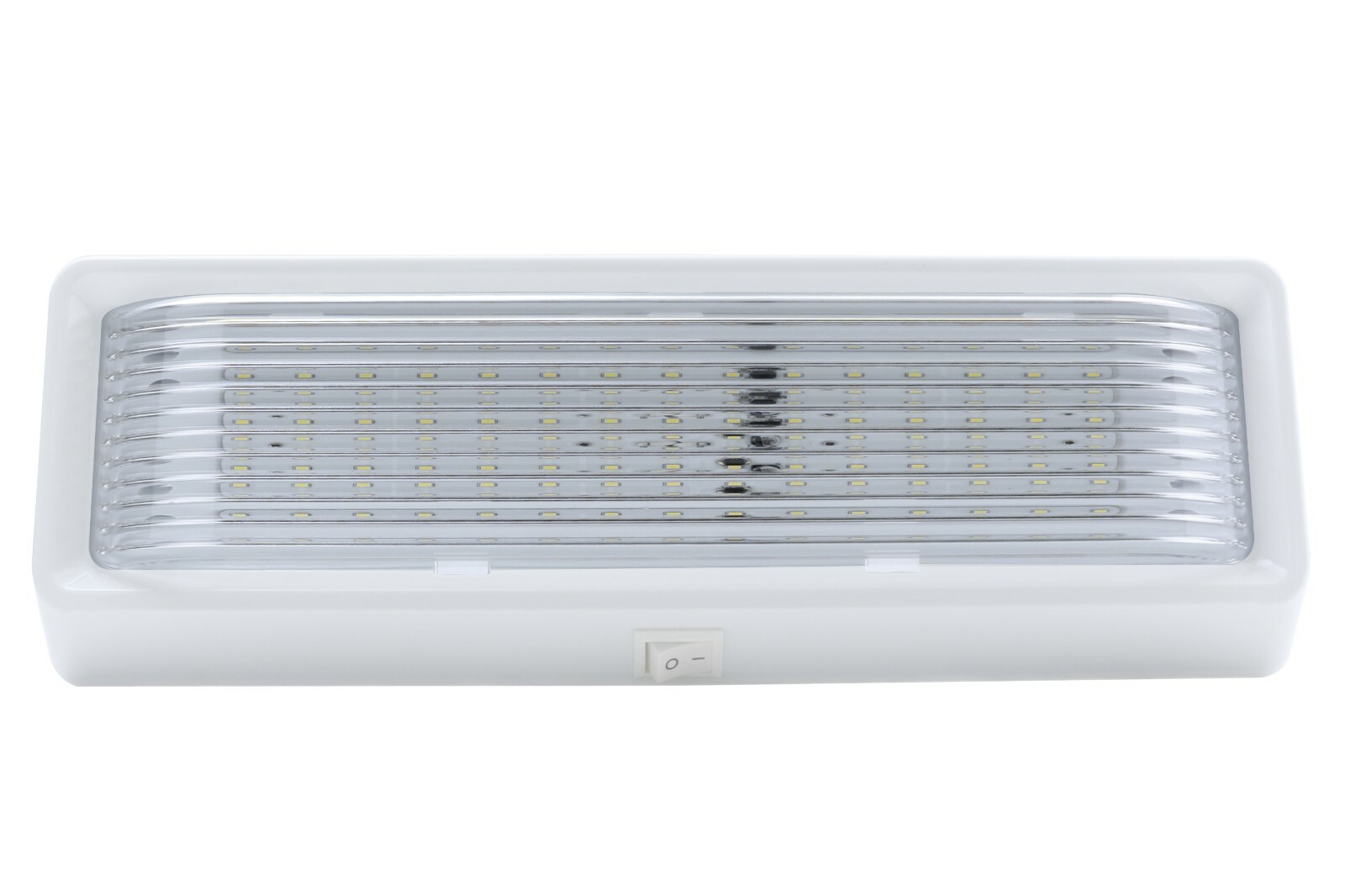 12 inch White Exterior RV LED Porch Light 650LM 12 Volt with Switch