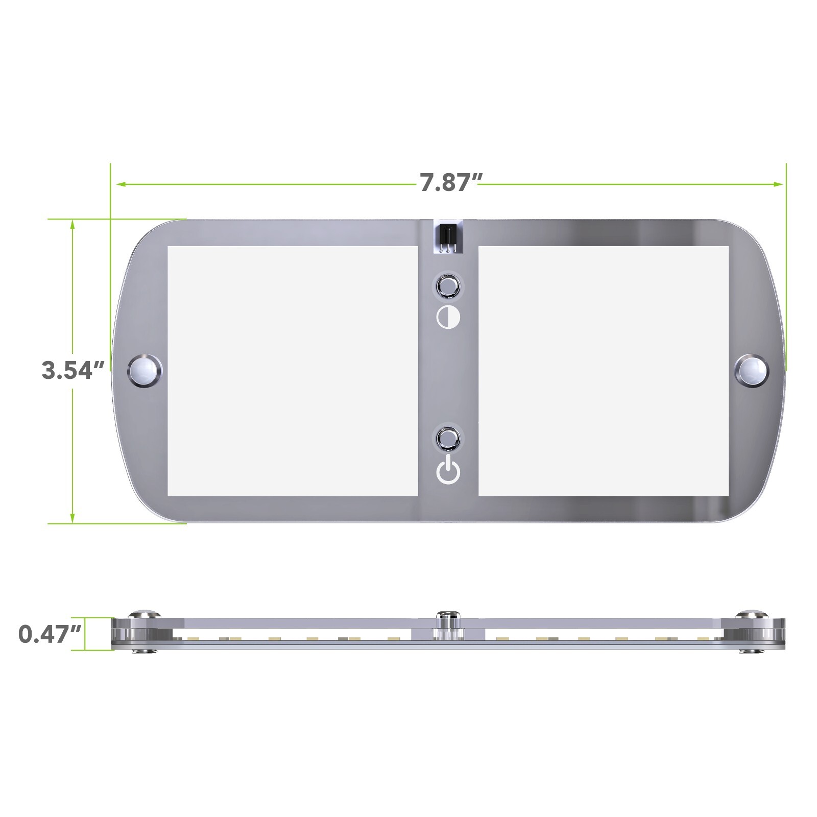 2 Pack RV LED Interior Ceiling Light 12V dimmer Switch Camper 700LM Multicolor