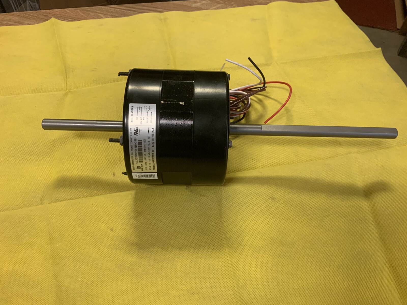 Coleman Mach AC 1695-1325 Fan Motor for 6000 & 8000 Series HP 1/4, Amp 2.45 60HZ
