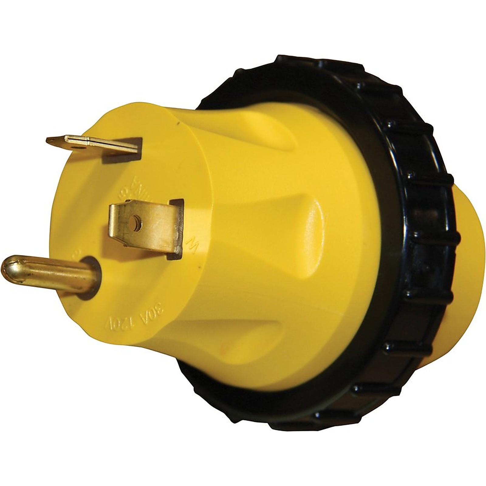 30 Amp Rv Power Adapter 30 To 30 Locking Yellow Plug Receptacle