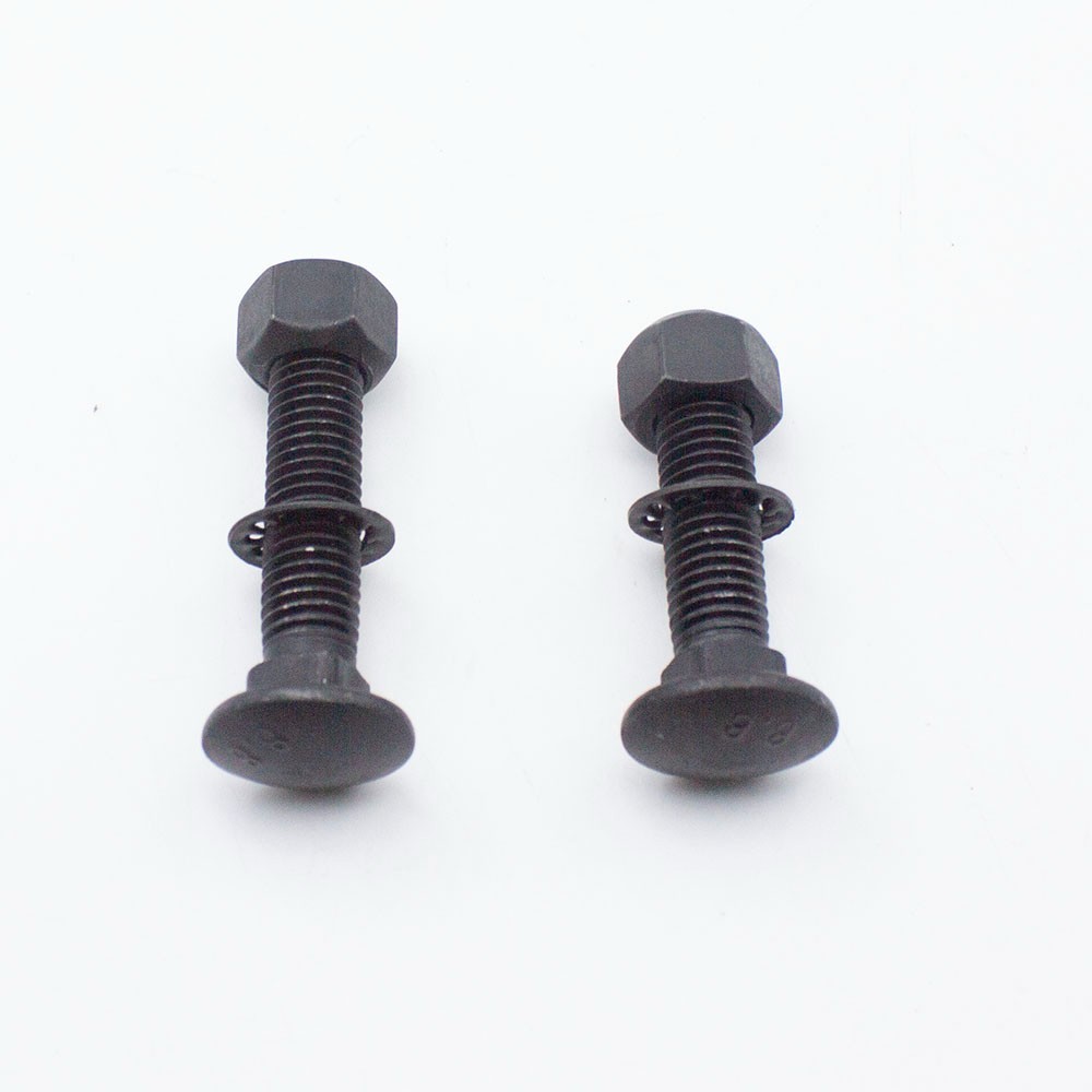 2PCS M12 Spare Tire Mounting Hardware Bolts Nuts Kit for Utility Cargo Trailers