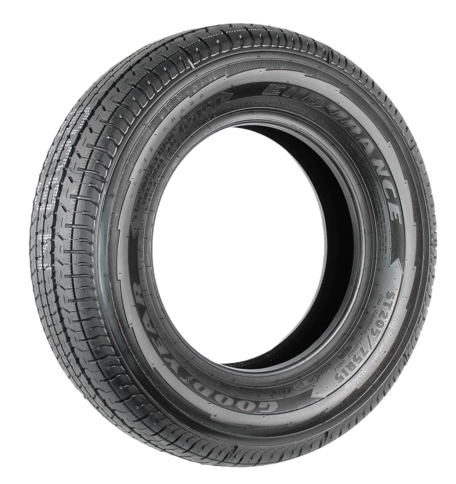 Goodyear Trailer Tire Endurance ST205/75R15 205/75R15 Load Range D BSW