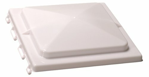 Ventmate 61628 RV Roof Vent Lid For Old Jensen RV Vents 14 in x 14 in White