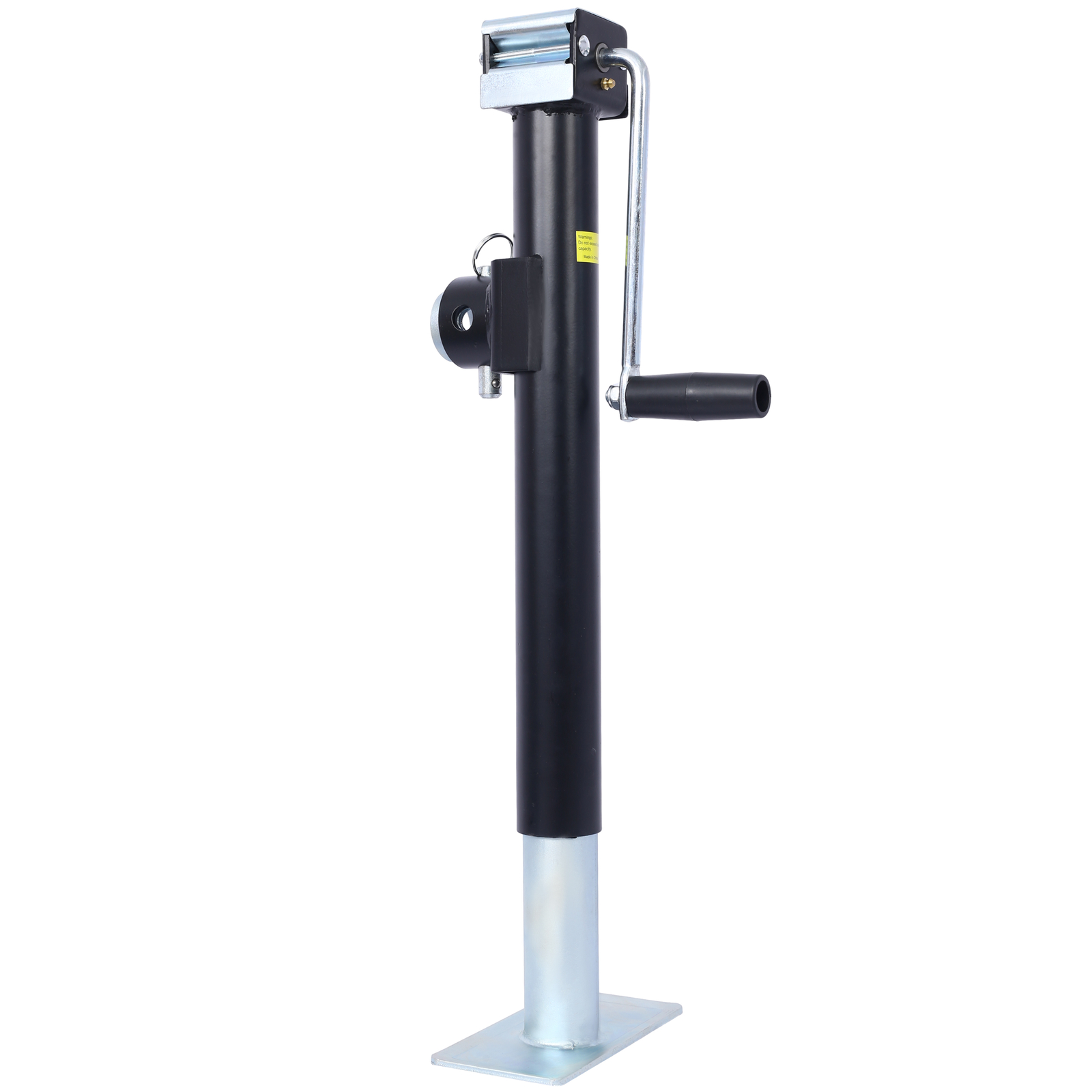 Weld-On Pipe-Mount Swivel Trailer Jack 5000 lbs 15-1/2 Inches Vertical Travel