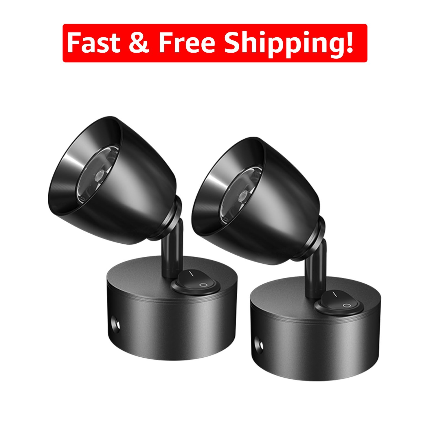 Efficient 12V Reading Light with Adjustable Beam – Modern RV Illumination