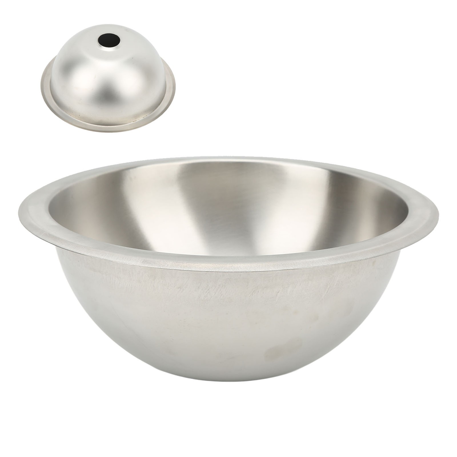 »Single RV Kitchen Sink 10in Round Stainless Steel Sink Stainless Steel Sink