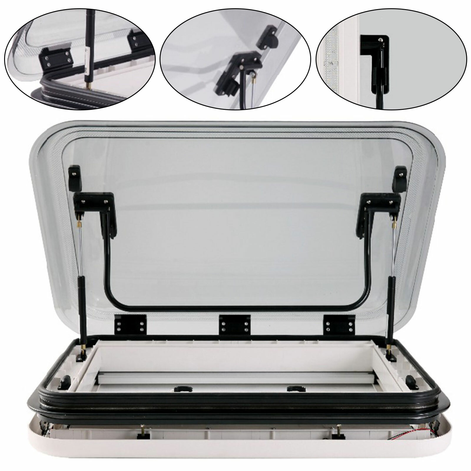 Caravan Skylight Roof Vent Hatch RV Motorhome Anti-UV Flyscreen Trailer Camper