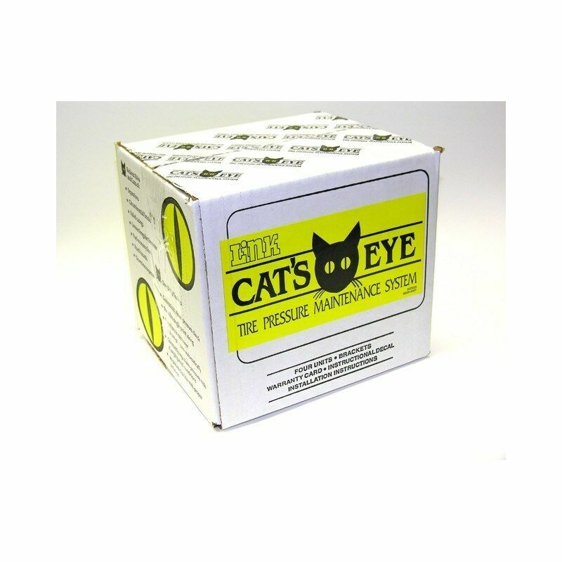 Cat’s Eye Tire Pressure Maintenance System Dual Trucks Trailer 110PSI 4pk SSteel