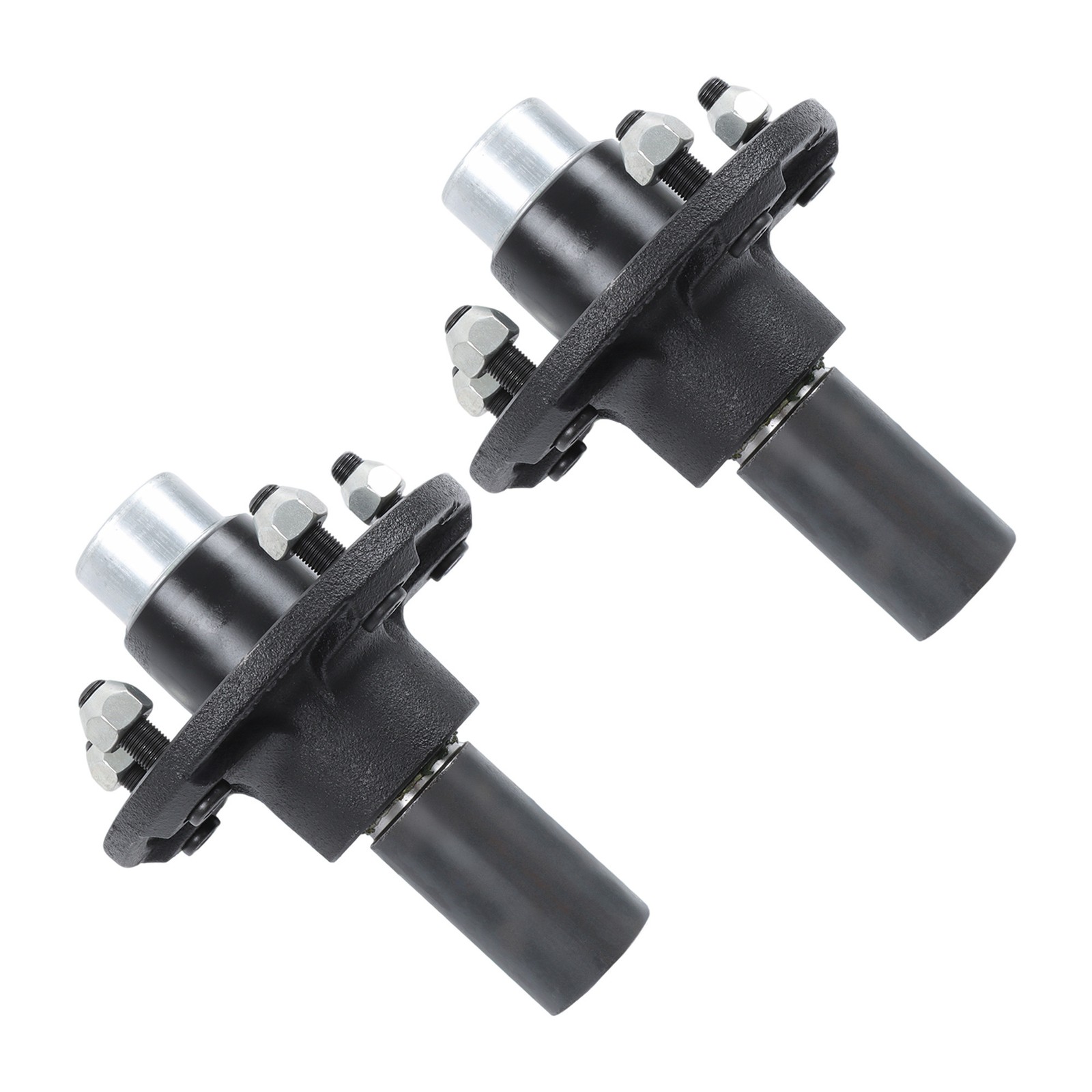 Labwork Trailer Axle 3500# #84 2 x 5×5.5 Idler Hub Spindle Kit Stub End unit