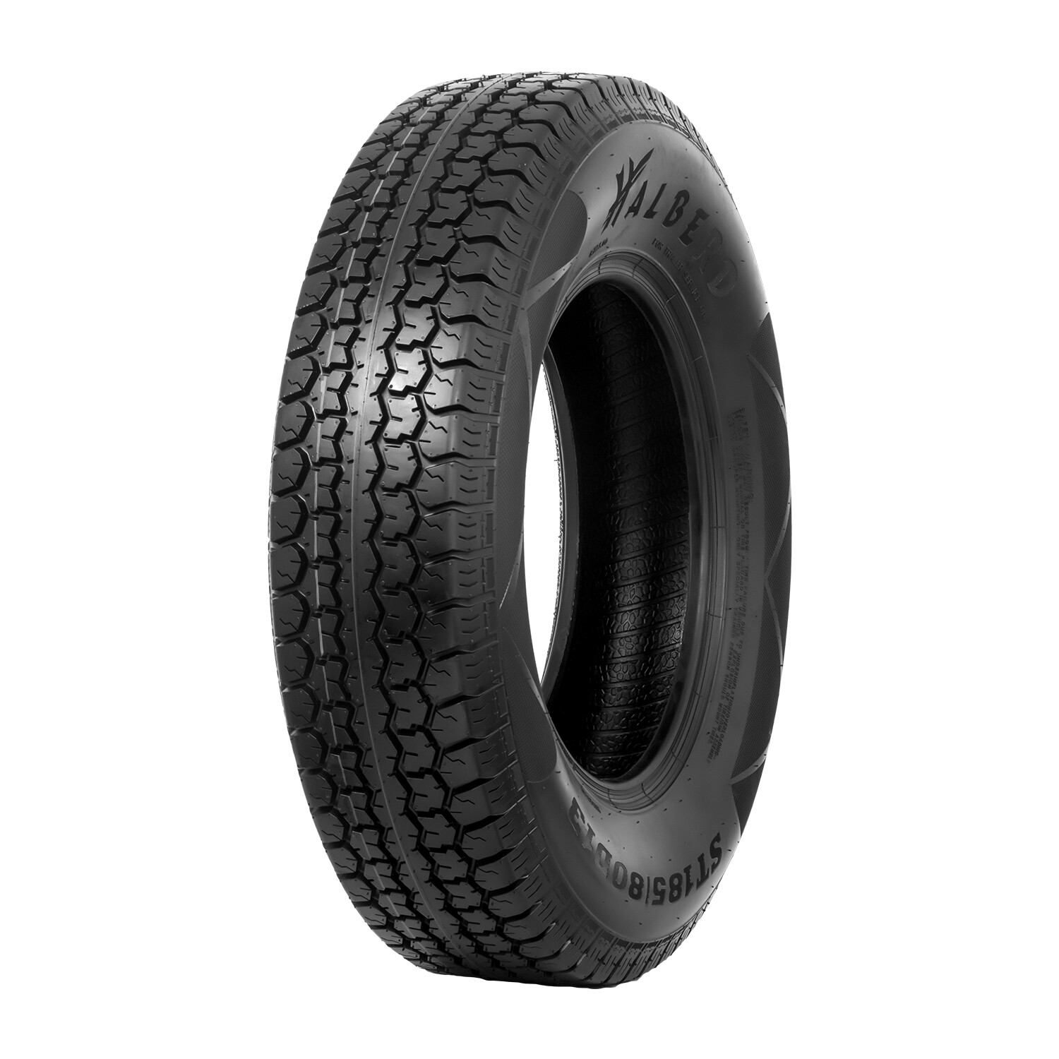 Set 2 185 80 13 Trailer Tires 6Ply Heavy Duty ST185/80D13 185/80/13 Replace Tire