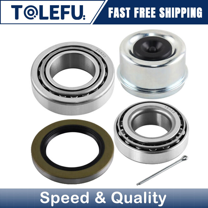 (1pack) Trailer Bearing Kit for 6000# Axles #42 Spindle 15123 / 22580 Bearings