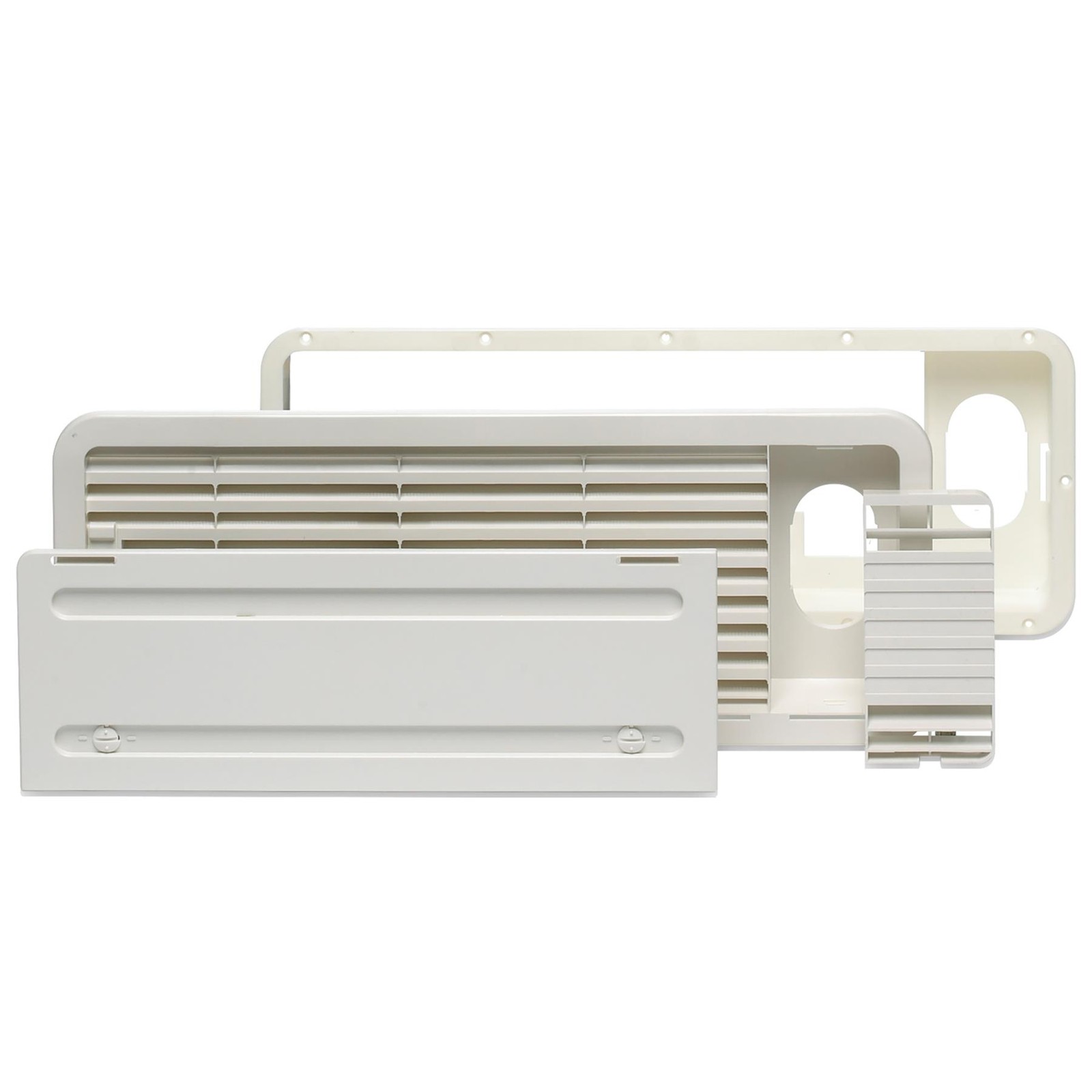 DOMETIC LS100 WHITE UPPER CARAVAN MOTORHOME FRIDGE VENT WITH WINTER COVER