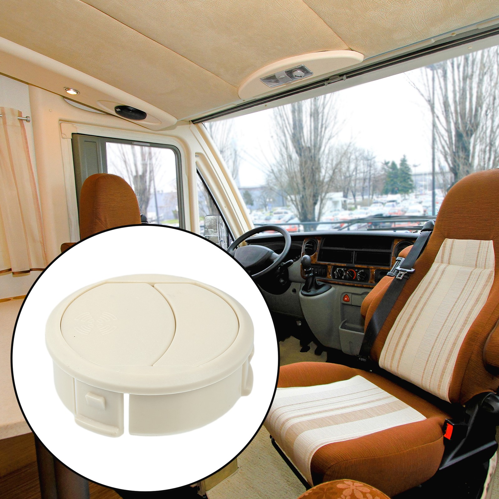 Universal Pack(1) AC Air Condition Vent Outlet for RV Bus Boat Yacht Caravan