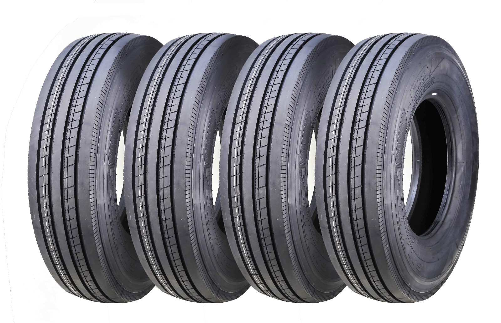 GREMAX ST235/80R16 Radial Trailer Tire All Steel 16-ply LR H 130/126M, Set 4