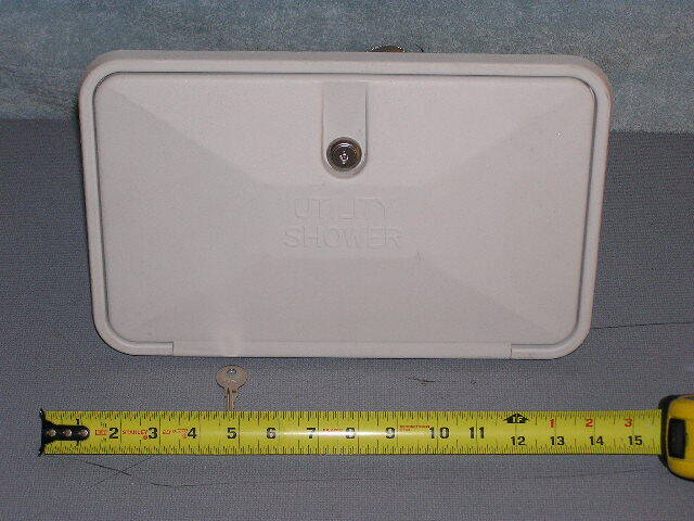 RV Marine auxiliary Outdoor Shower Set Exterior Faucet Shower Box Kit w/lock