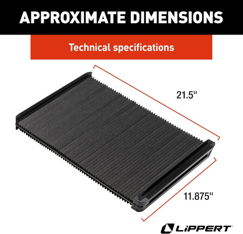 Lippert Thin Shade EcoCell Snap-On RV Window for Prepped Entry Doors…
