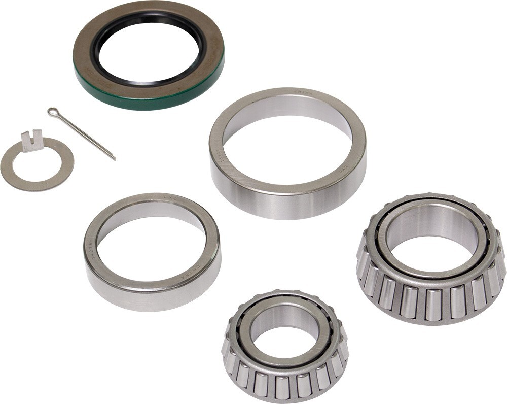 Trailer Axle Bearing Kit for 7,000lb Axle w/2.25″ ID Seal 1-Wheel (BK3-200)