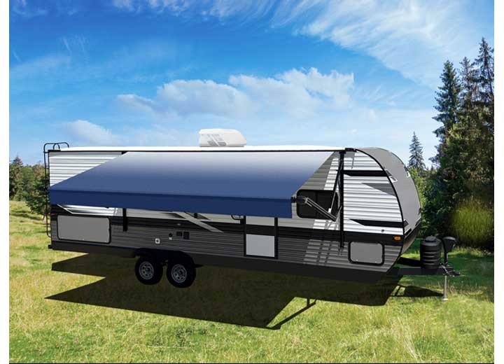 Velarium VC13004000 13′ Slate Blue Fade Vinyl RV Replacement Canopy