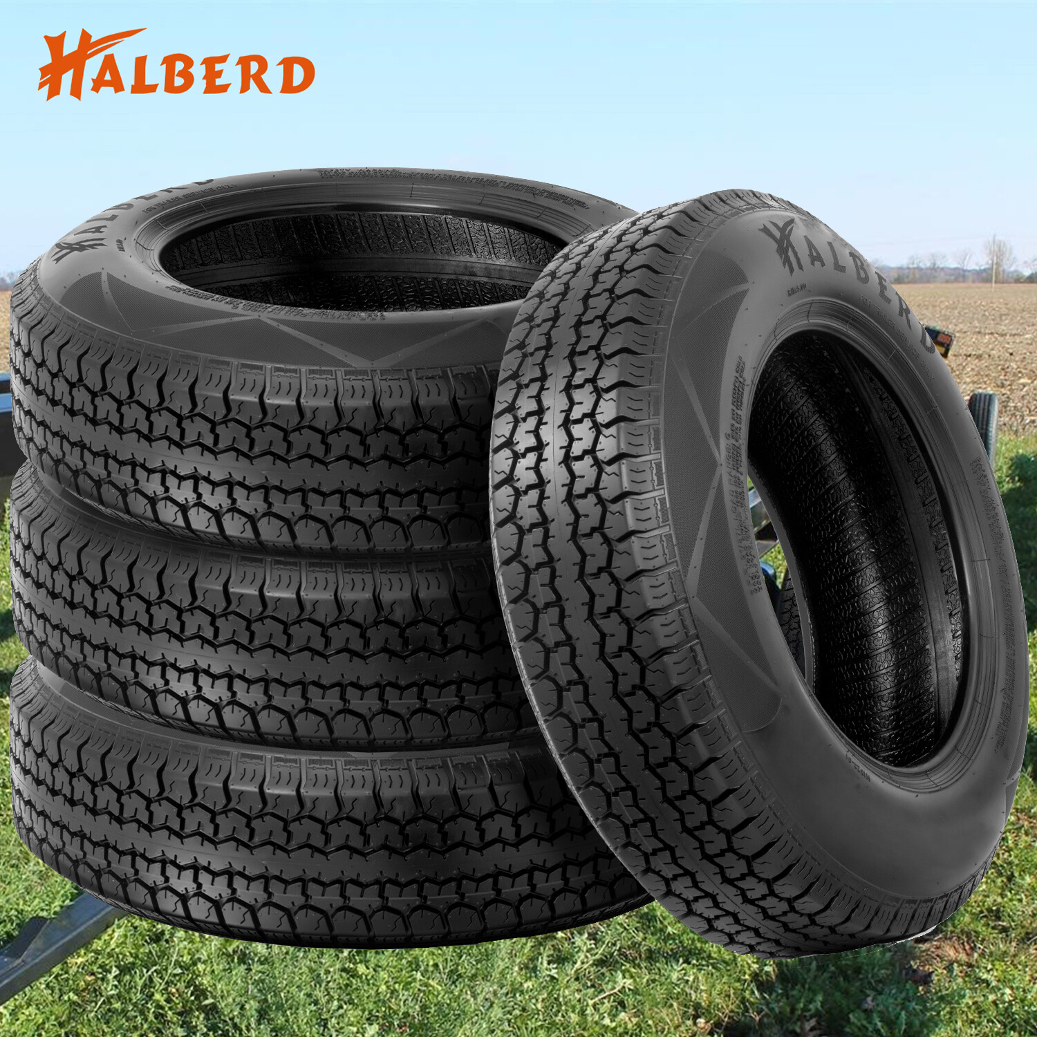 Set 4 Boat Trailer Tires 6Ply Bias ST175/80D13 175 80 13 Heavy Duty Load Range C