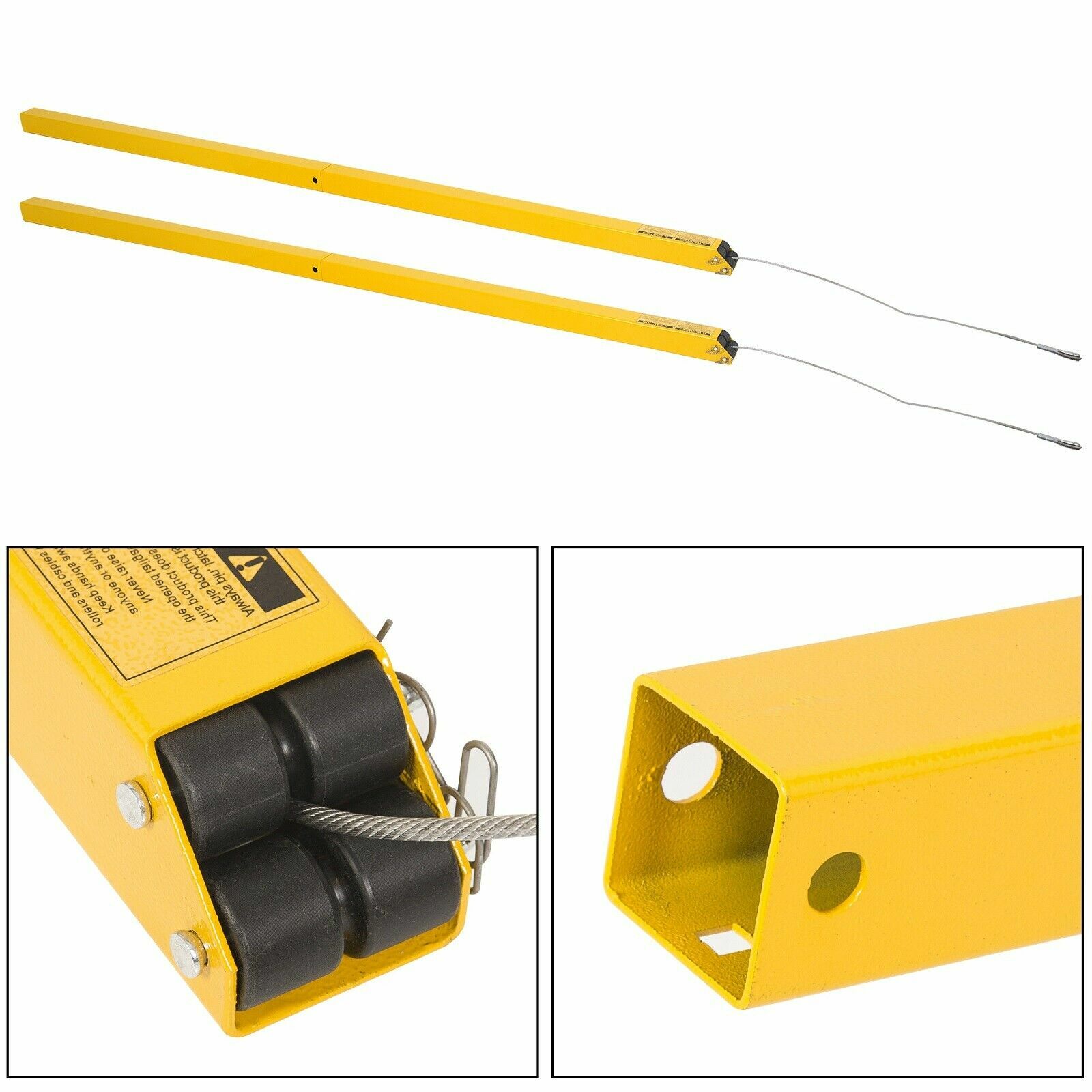 350 Pounds Yellow 2 Sided Trailer Tailgate Liftgate Ramp Lift Assist System