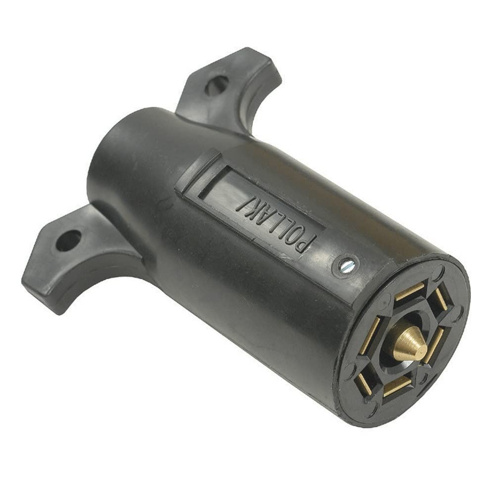 Pollak 12-706 Plastic Blade Style 7-Way Plug Black