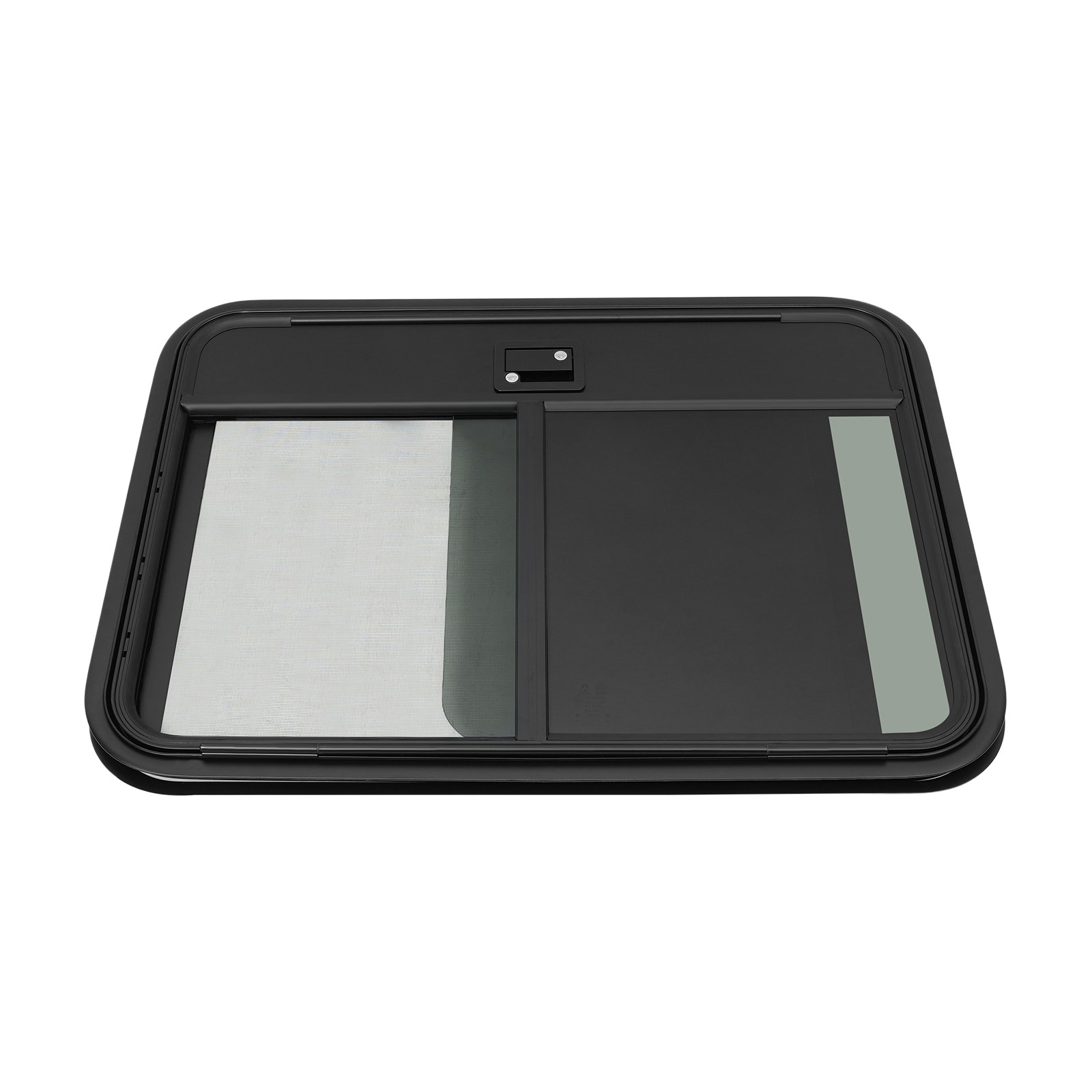RV Camper Teardrop Trailer Door, Right Passenger Side RV Camper Entry Door Black