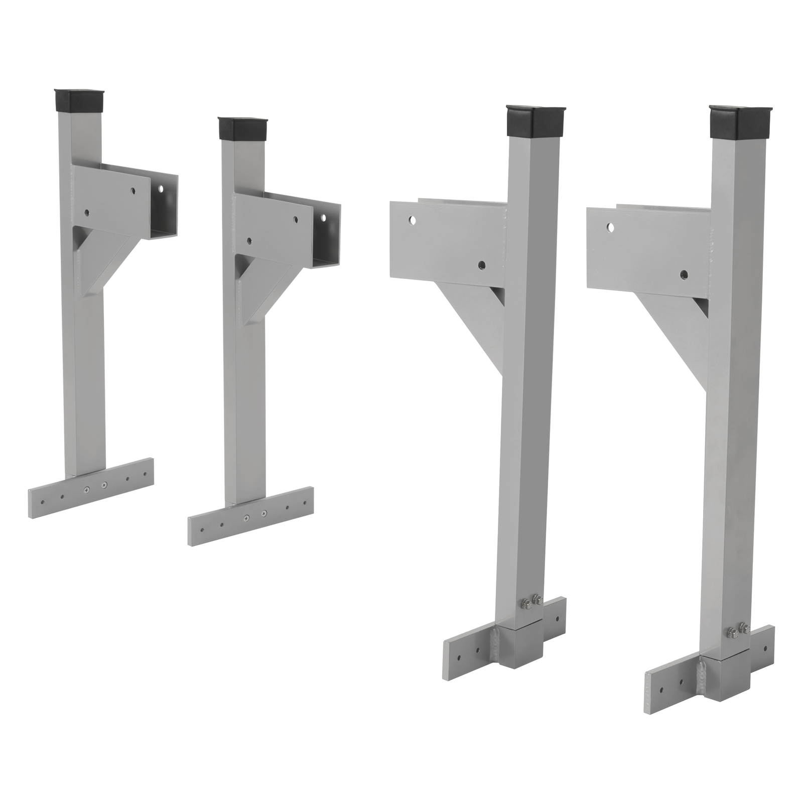 Adjustable Roof Ladder Rack Bracket Kit For Open or Enclosed Trailers Cargo Vans