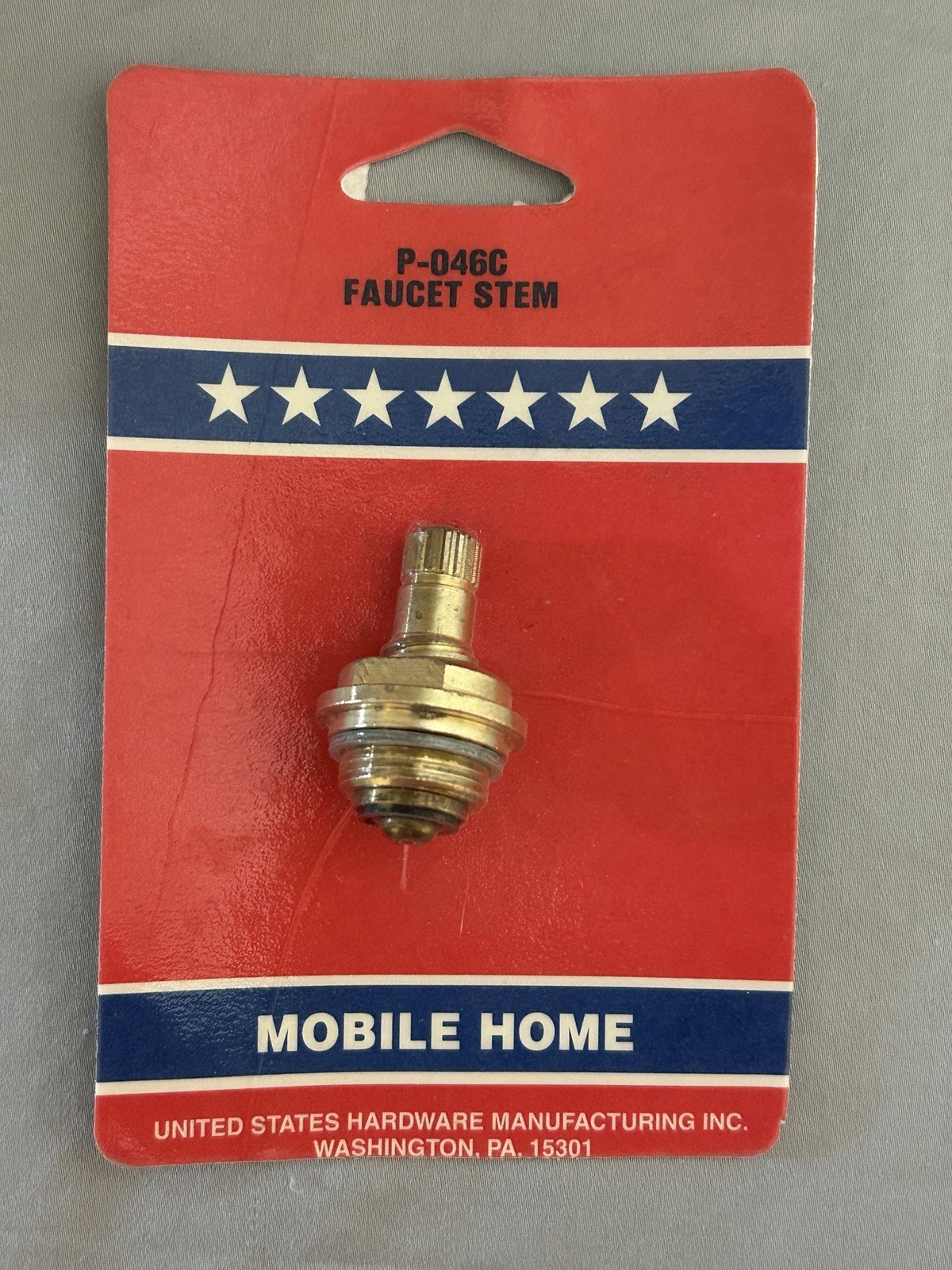New U.S.Hardware Mobile Home RV Faucet Replacement Stem P-046C