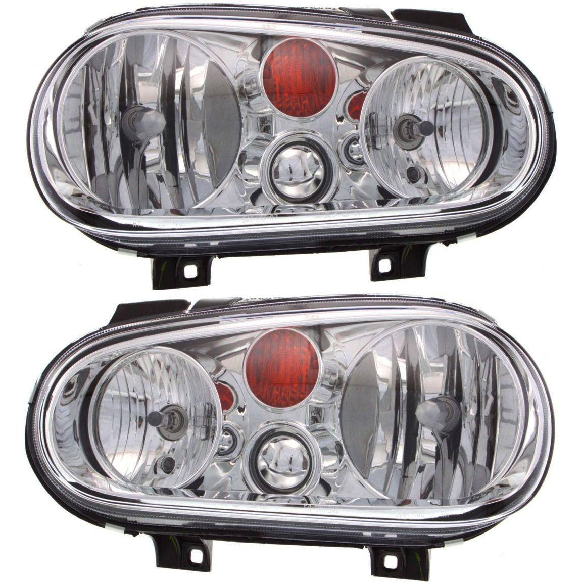 COACHMEN RENDEZVOUS 2002 2003 2004 PAIR SET HEADLIGHTS HEAD LIGHTS LAMPS RV