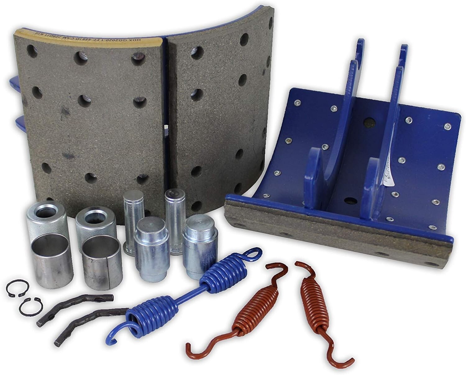 Trailer Parts Pro 12-1/4″ x 7-1/2″ PQ Style Air Brake Shoe/Linings w/Repair Kit